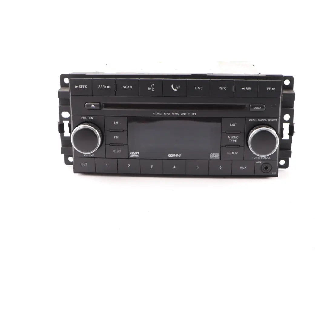 Radio CD Player Audio Head Unit to Dodge Journey 1 with Part number 05064952AC Dodge Journey 1 Radio CD Player Audio Head Unit - SKU 05064952AC - Part number 05064952AC