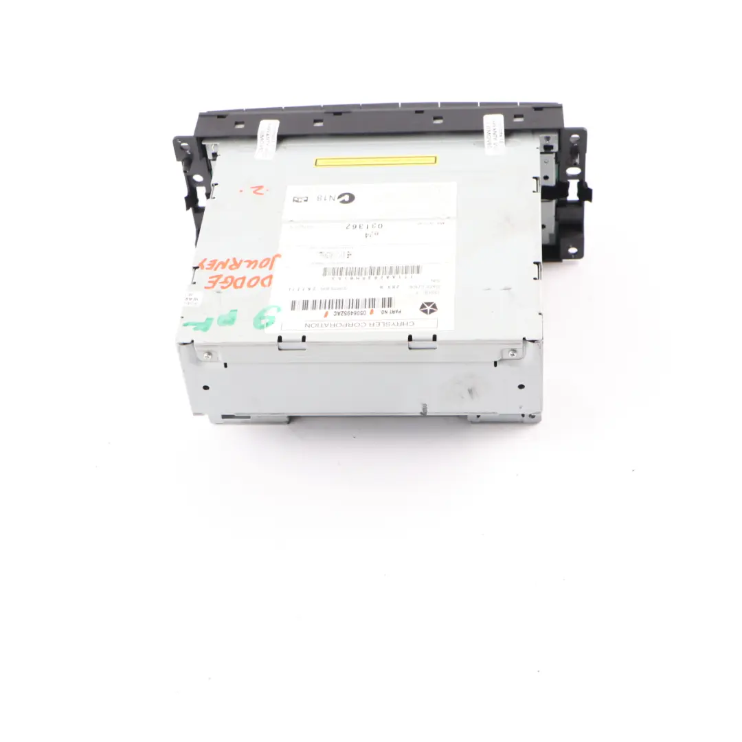 Radio CD Player Audio Head Unit to Dodge Journey 1 with Part number 05064952AC Dodge Journey 1 Radio CD Player Audio Head Unit - SKU 05064952AC - Part number 05064952AC