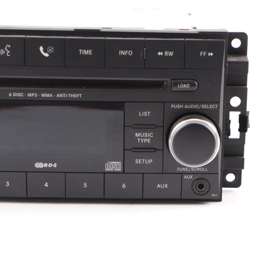 Radio CD Player Audio Head Unit to Dodge Journey 1 with Part number 05064952AC Dodge Journey 1 Radio CD Player Audio Head Unit - SKU 05064952AC - Part number 05064952AC