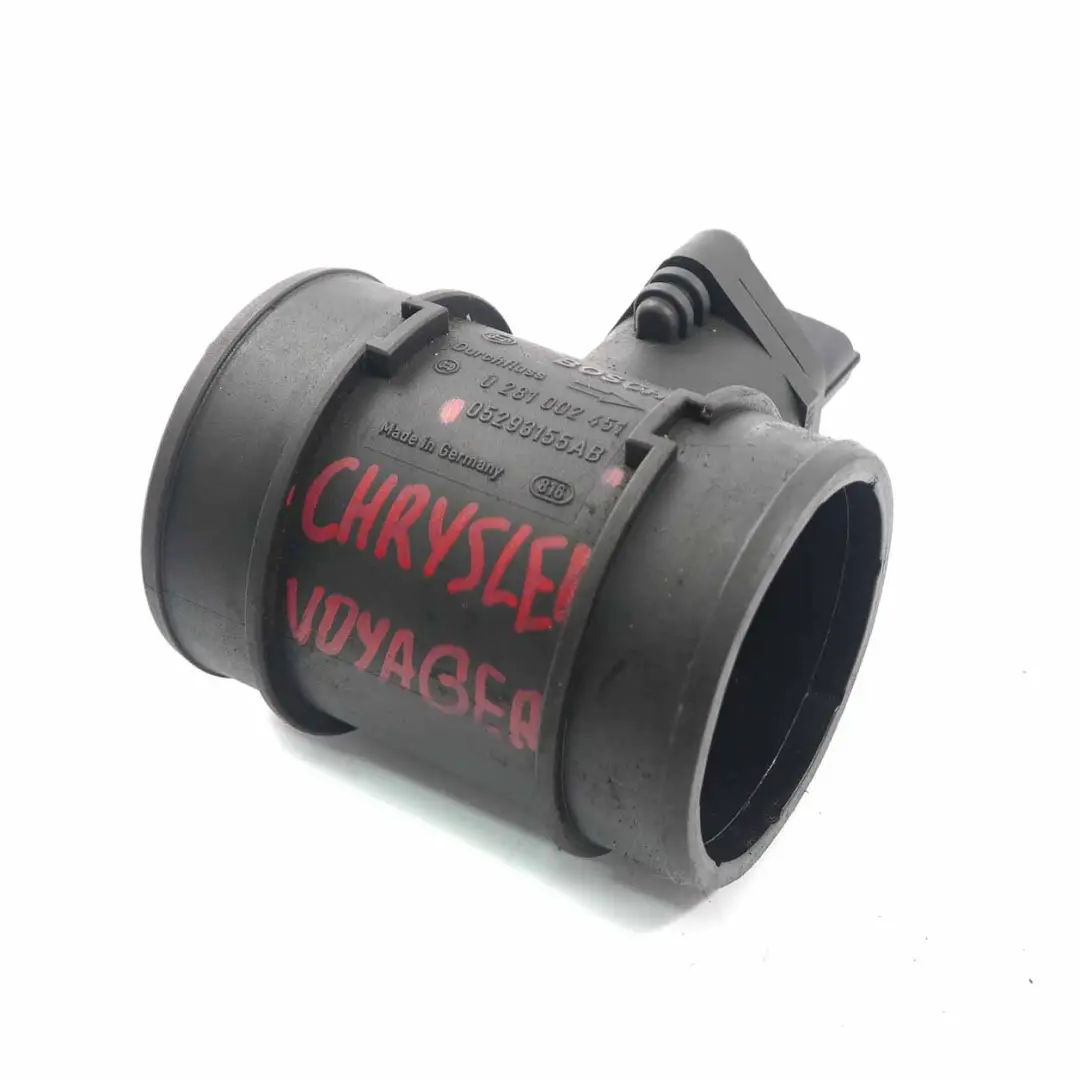 Luft Massen Messer Sensor MAF Strom Einheit für Chrysler Grand Voyager mit Teilenummer 05293155AB Chrysler Grand Voyager Luft Massen Messer Sensor MAF Strom Einheit - SKU 05293155AB - Teilenummer 05293155AB