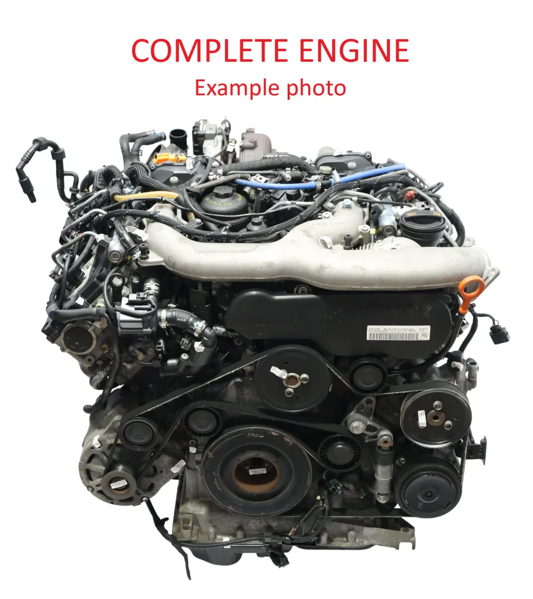 Audi Q7 4L Moteur Nu CCMA 3.0 TDI Diesel 240CV 159 000 km, GARANTIE - SKU 059100033S - Numéro de pièce 059100033S