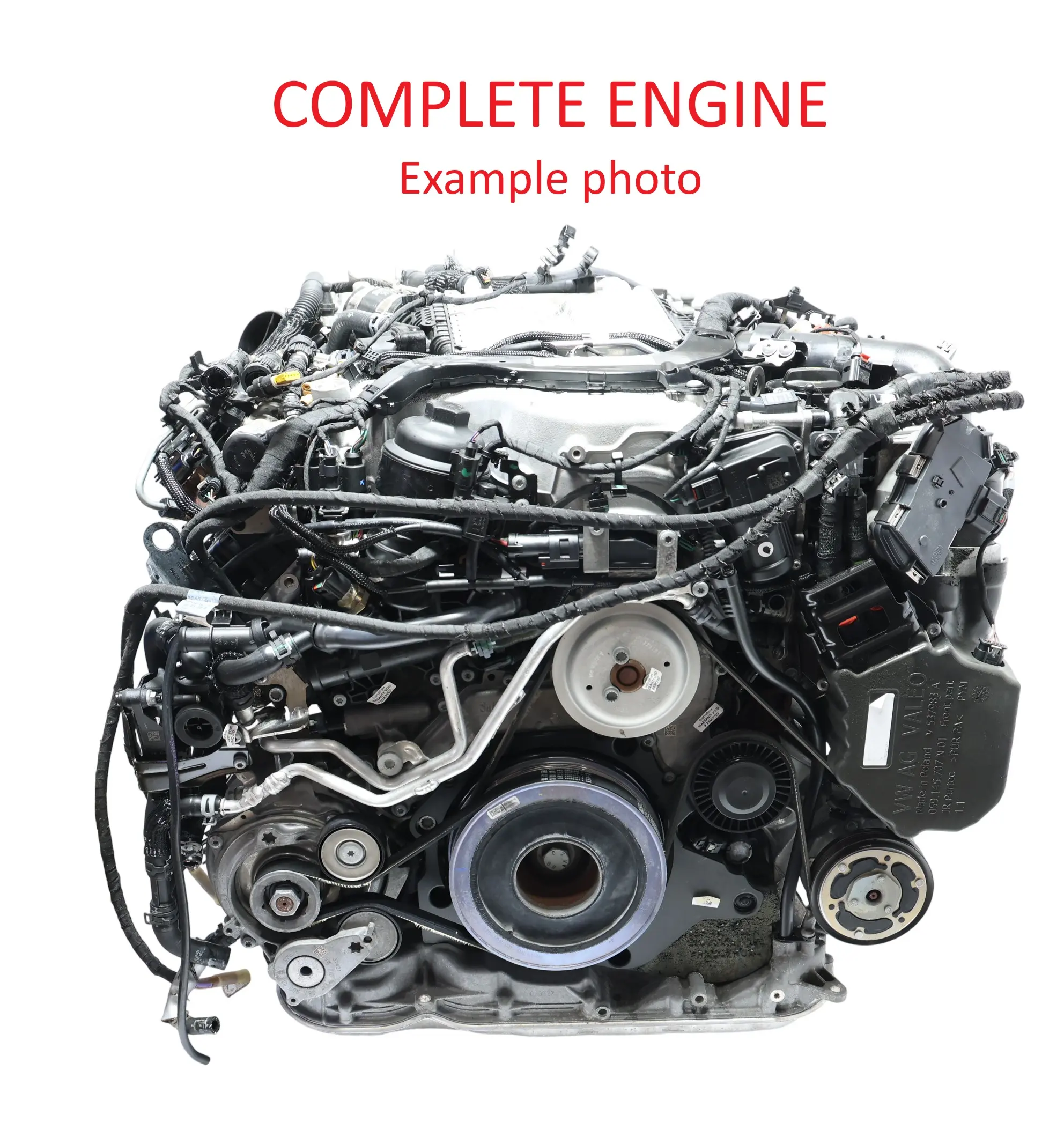 Audi A4 S4 B9 A5 S5 F5 SQ5 FY Bare Engine DMKC 3.0 TDI 341HP 35k miles, WARRANTY
