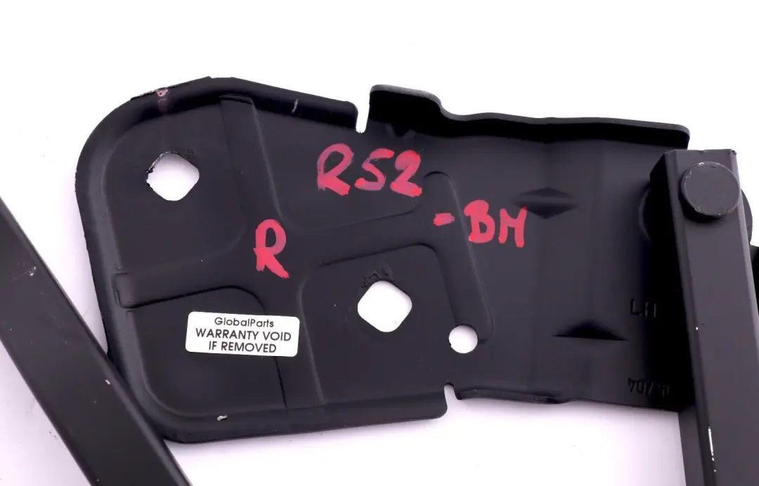 Right Engine Hood Hinge Bonnet O/S Black Matt to Mini Cooper One R50 R52 R53 with Part number 0598827 Mini Cooper One R50 R52 R53 Right Engine Hood Hinge Bonnet O/S Black Matt - SKU 0598827-BM - Part number 0598827