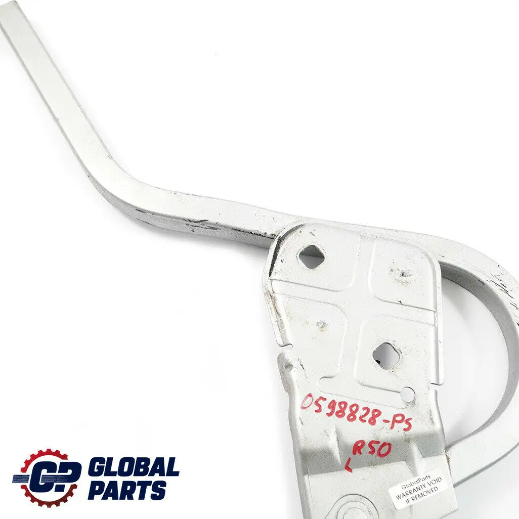 Cardine Lembo Anteriore SX Puro Argento per Mini Cooper One R50 R52 R53 con numero di parte 598828 Mini Cooper One R50 R52 R53 Cardine Lembo Anteriore SX Puro Argento - SKU 0598828-PS - Numero di parte 598828