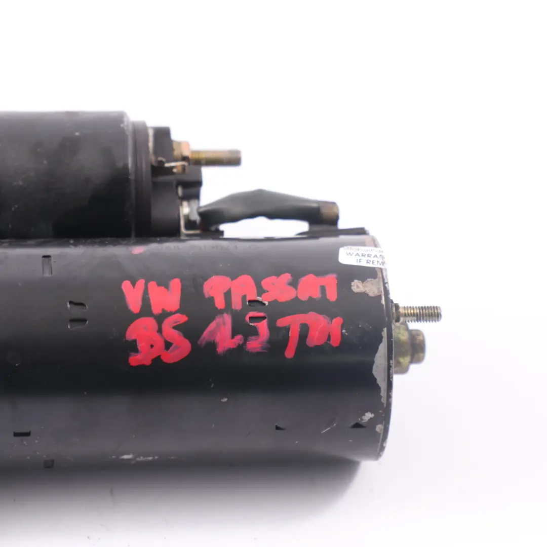 Motorino di avviamento per VW Volkswagen Passat B5 TDI Diesel con numero di parte 068911024G VW Volkswagen Passat B5 TDI Diesel Motorino di avviamento - SKU 068911024G - Numero di parte 068911024G