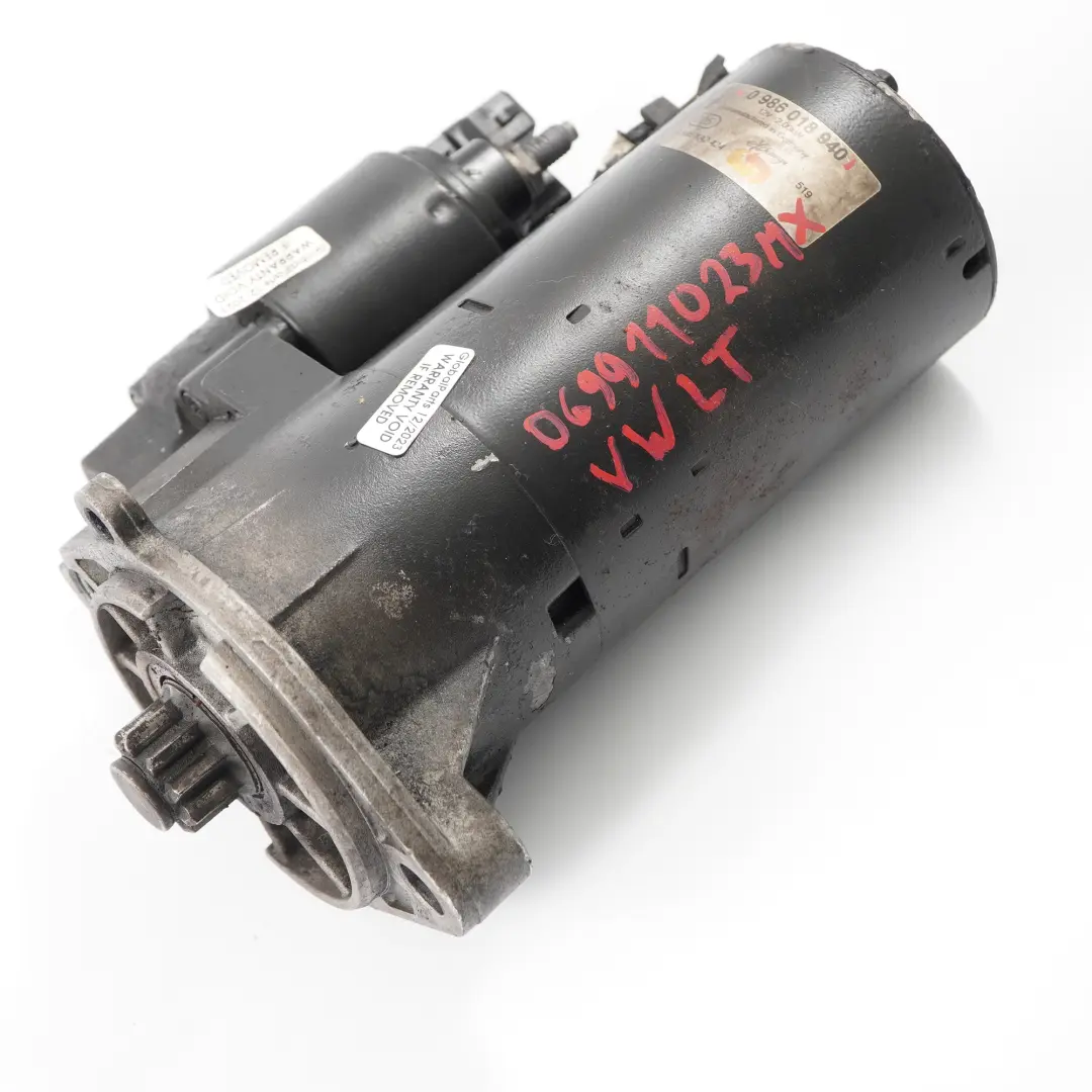Volkswagen LT 2.5 Touareg 3.0 TDI Diesel Engine Starter Motor - SKU 069911023MX - Part number 069911023MX