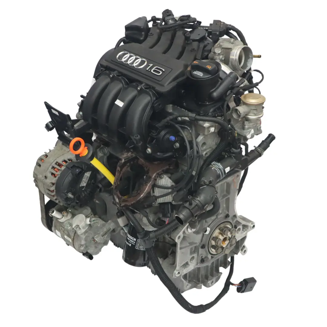 Audi A3 8P VW Golf 5 Seat Leon 1P 1.6 MPI Bare Engine BSE 102HP 95k, WARRANTY - SKU 06A100043P - Part number 06A100043P
