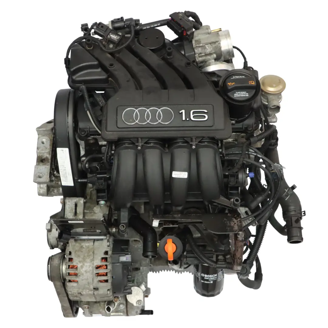 Audi A3 8P VW Golf 5 Seat Leon 1P 1.6 MPI Moteur Complet BSE 102CV GARANTIE - SKU 06A100043P-1 - Numéro de pièce 06A100043P
