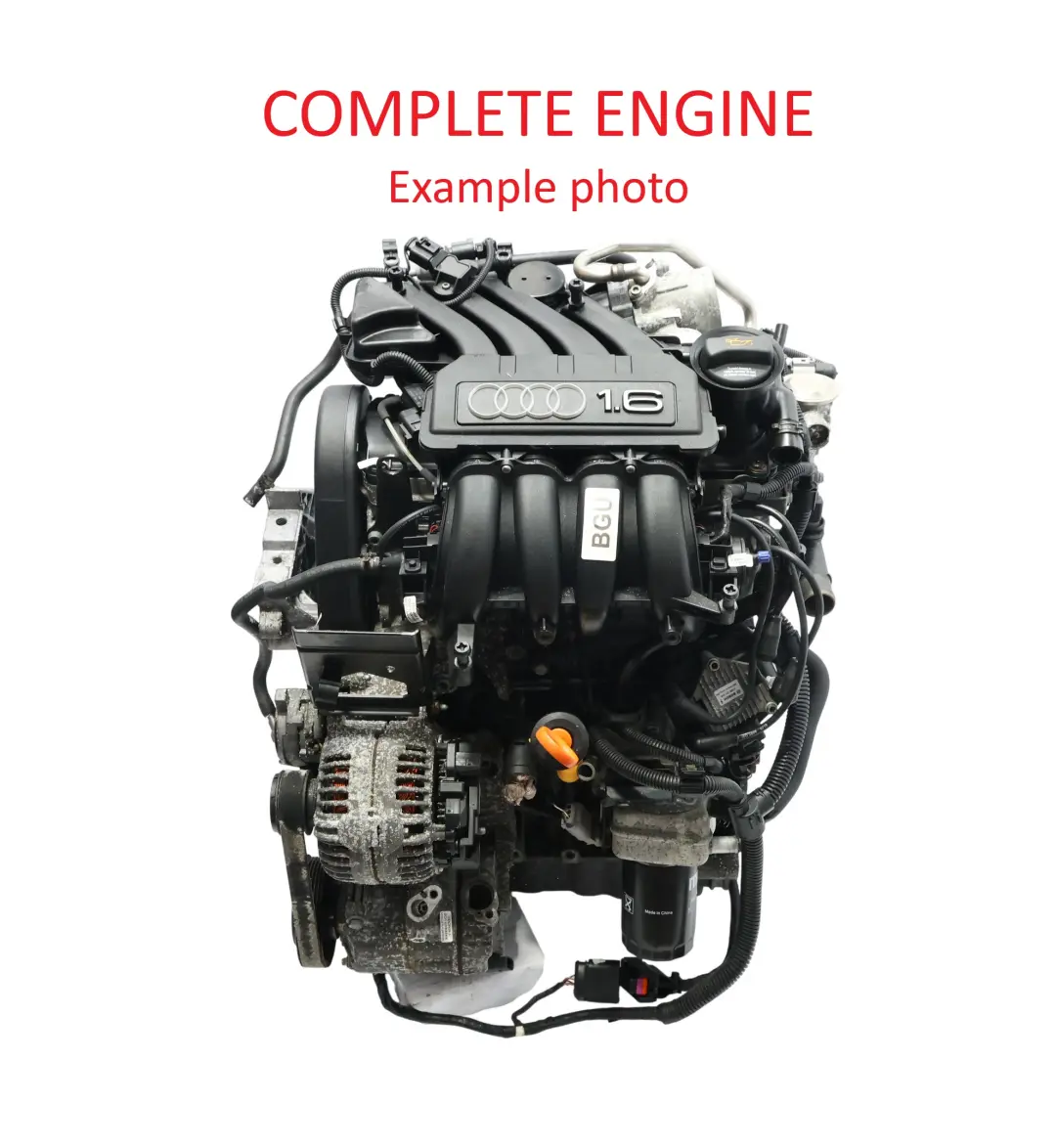 MK5 Audi A3 8P Motor Desnudo BGU 1.6 102HP 159k km, GARANTÍA para Volkswagen Golf con número de pieza 06A100098EX Volkswagen Golf MK5 Audi A3 8P Motor Desnudo BGU 1.6 102HP 159k km, GARANTÍA - SKU 06A100098EX - Número de pieza 06A100098EX