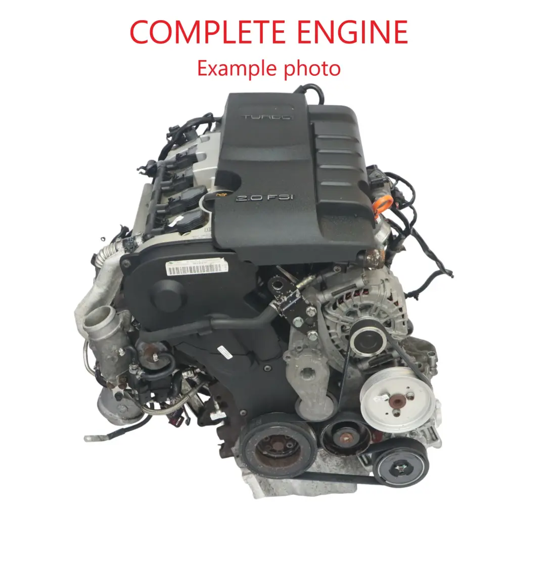 Bare Engine BPJ 170HP with 99k miles, WARRANTY Audi A4 B7 A6 C6 2.0 TFSI Petrol - SKU 06D100032N - Part number 06D100032N