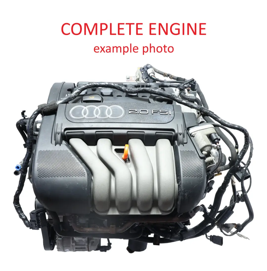 Audi A3 8P VW Golf Mk5 Touran 1T Motore Nudo 2.0 FSI AXW 150HP 79k km, GARANZIA - SKU 06F100031X - Numero di parte 06F100031X