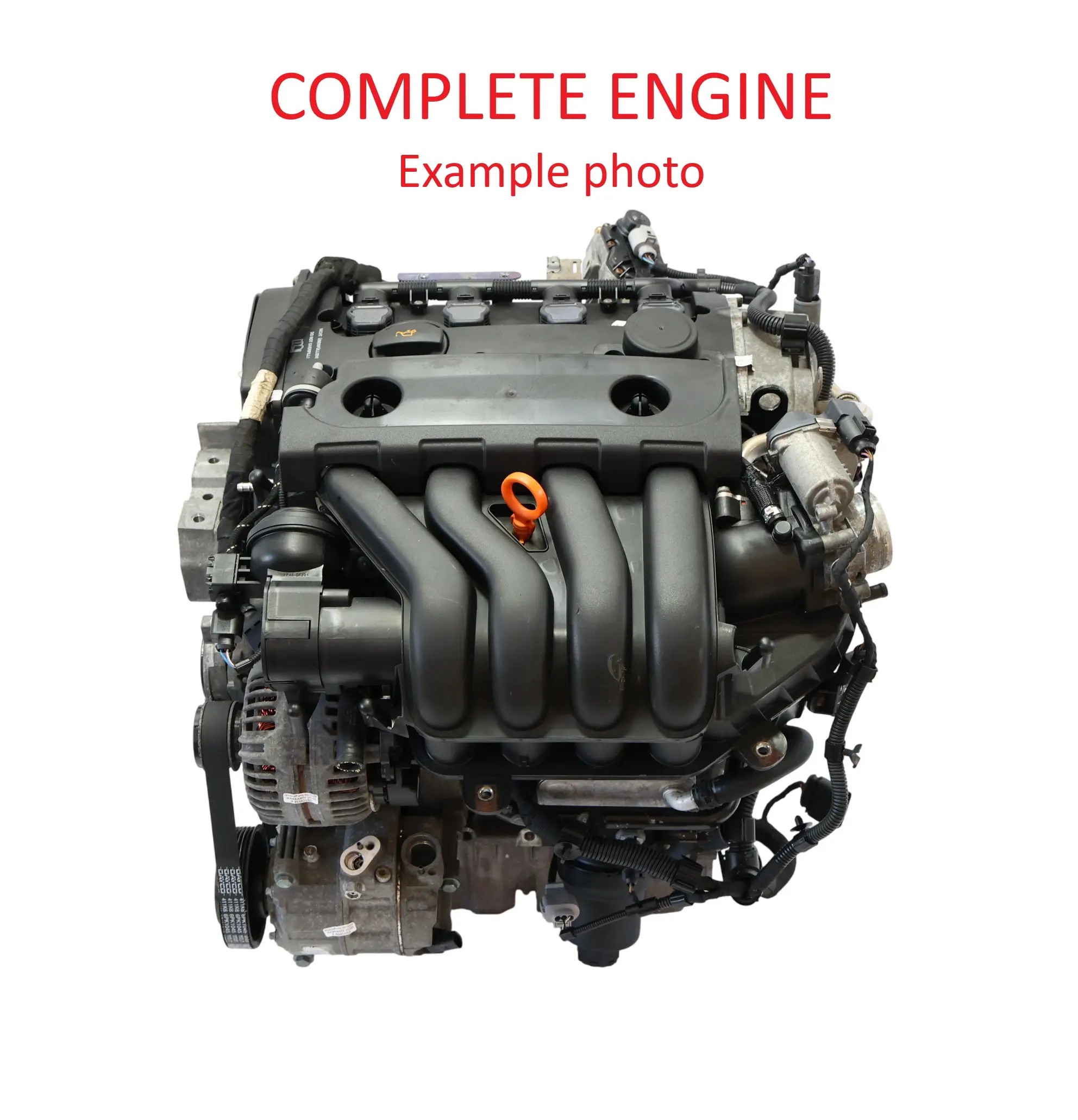 VW Golf Mk5 Passat B6 Audi A3 8P 2.0 FSI Bare Engine BVY 150HP 99k, WARRANTY