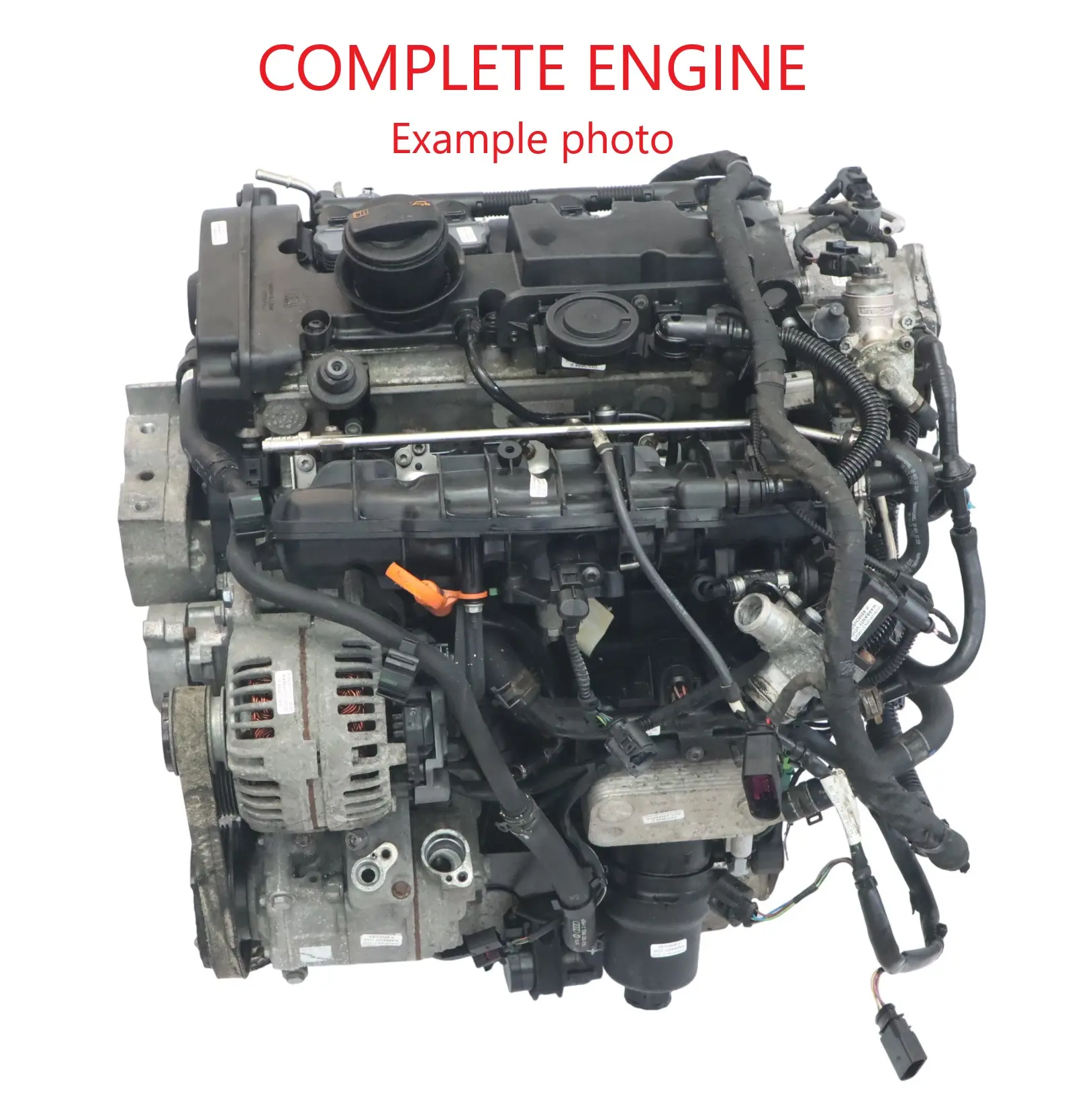 VW Volkswagen Golf Mk6 R Audi S3 8P TT 8J Bare Engine CDLA 265HP 99k, WARRANTY