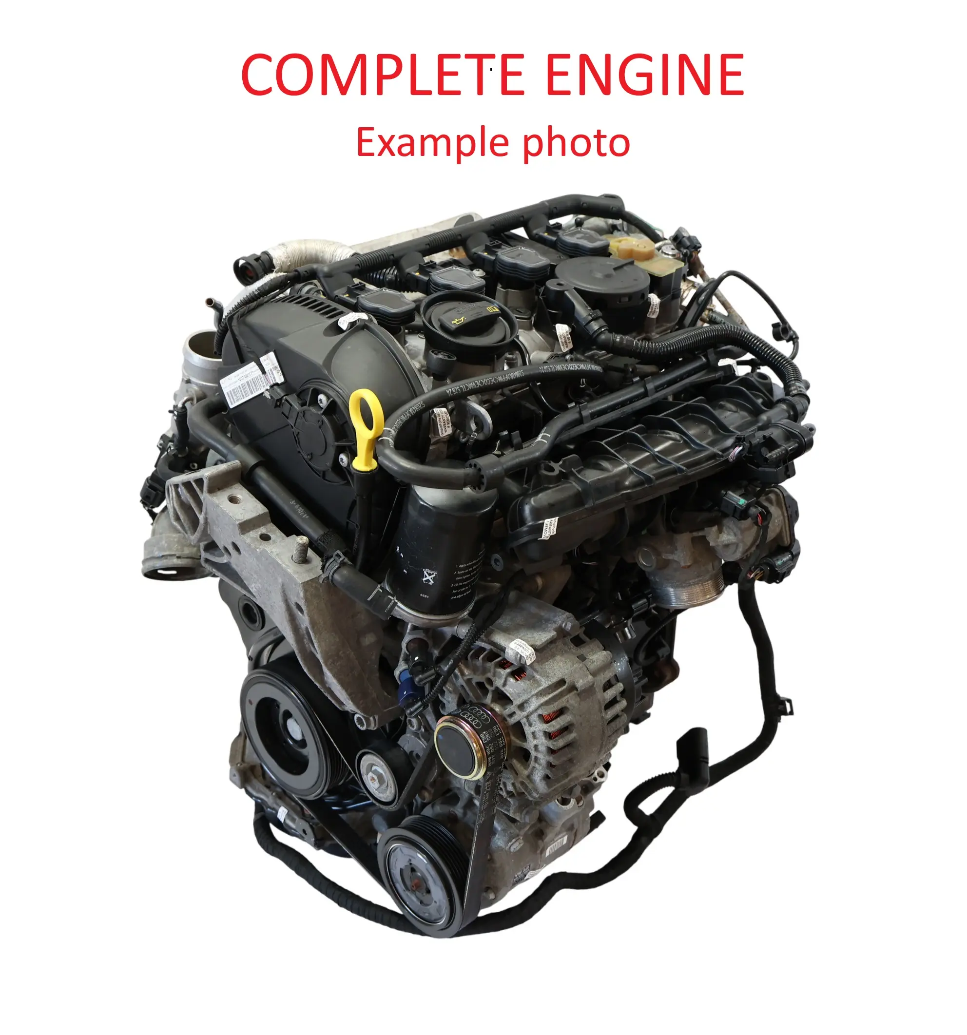 Volkswagen Tiguan 5N Audi Q3 8U 2.0 TFSI TSI Motor Desnudo CCZC 170HP GARANTÍA