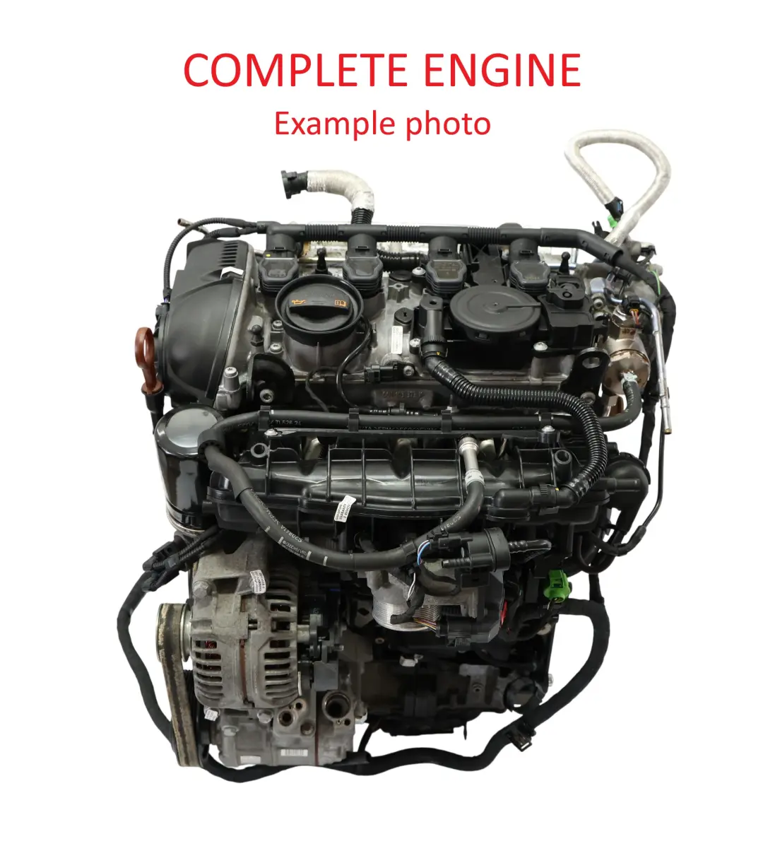 VW Golf Mk6 Skoda Octavia RS 2 2.0 TFSI TSI Bare Engine CCZA 200HP 95k, WARRANTY - SKU 06J100034T - Part number 06J100034T