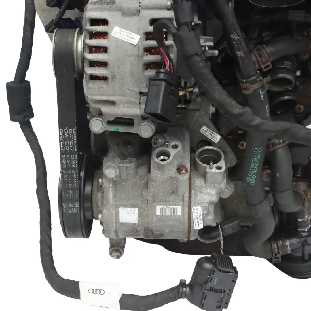 Essence Moteur Complet CDAA 160CV 149 000 km, GARANTIE Audi TT 8J A3 8P 1.8 TFSI - SKU 06J100035H-1 - Numéro de pièce 06J100035H