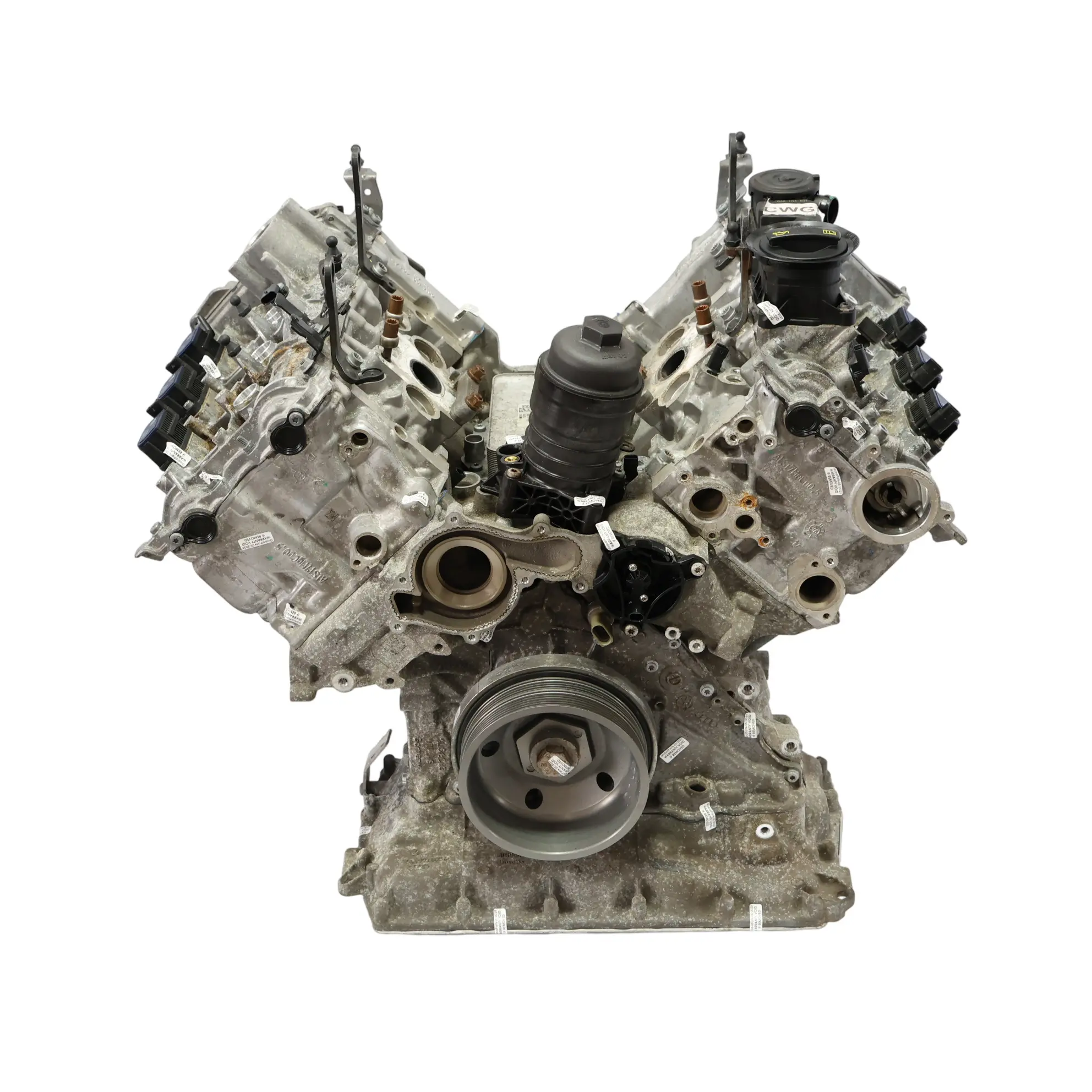 Audi S4 B9 S5 F5 SQ5 FY 3.0 TFSI Quattro Motor Desnudo CWGD 354HP 59k, GARANTÍA