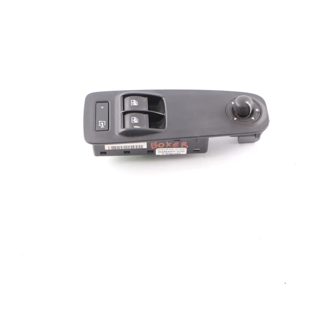 Citroen Relay Window Lifter Switch Driver's Side Panel to Peugeot Boxer with Part number 07355329050 Peugeot Boxer Citroen Relay Window Lifter Switch Driver's Side Panel - SKU 07355329050 - Part number 07355329050