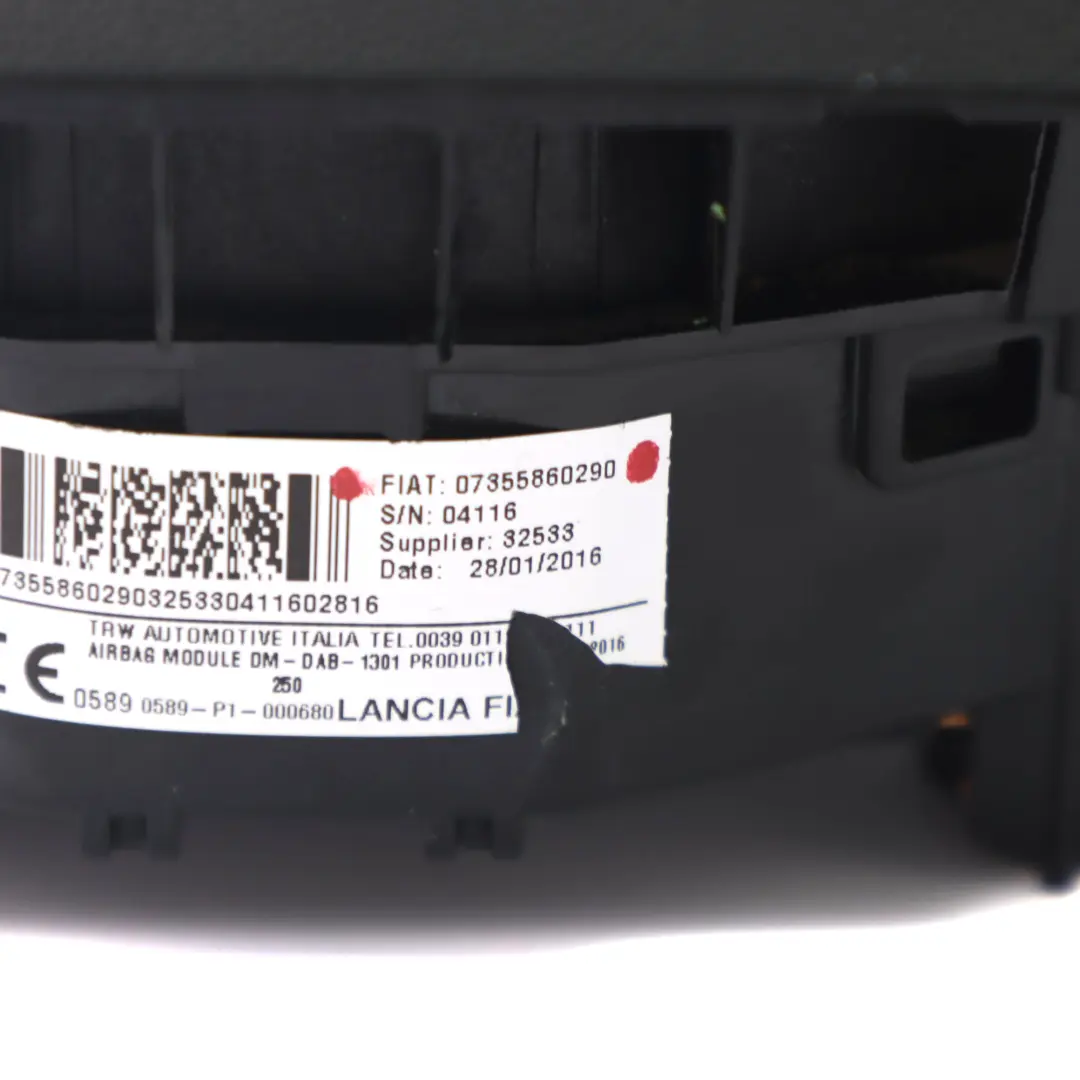 Módulo de Aire Lado del Conductor Negro para Peugeot Boxer Volante con número de pieza 07355860290 Peugeot Boxer Volante Módulo de Aire Lado del Conductor Negro - SKU 07355860290 - Número de pieza 07355860290