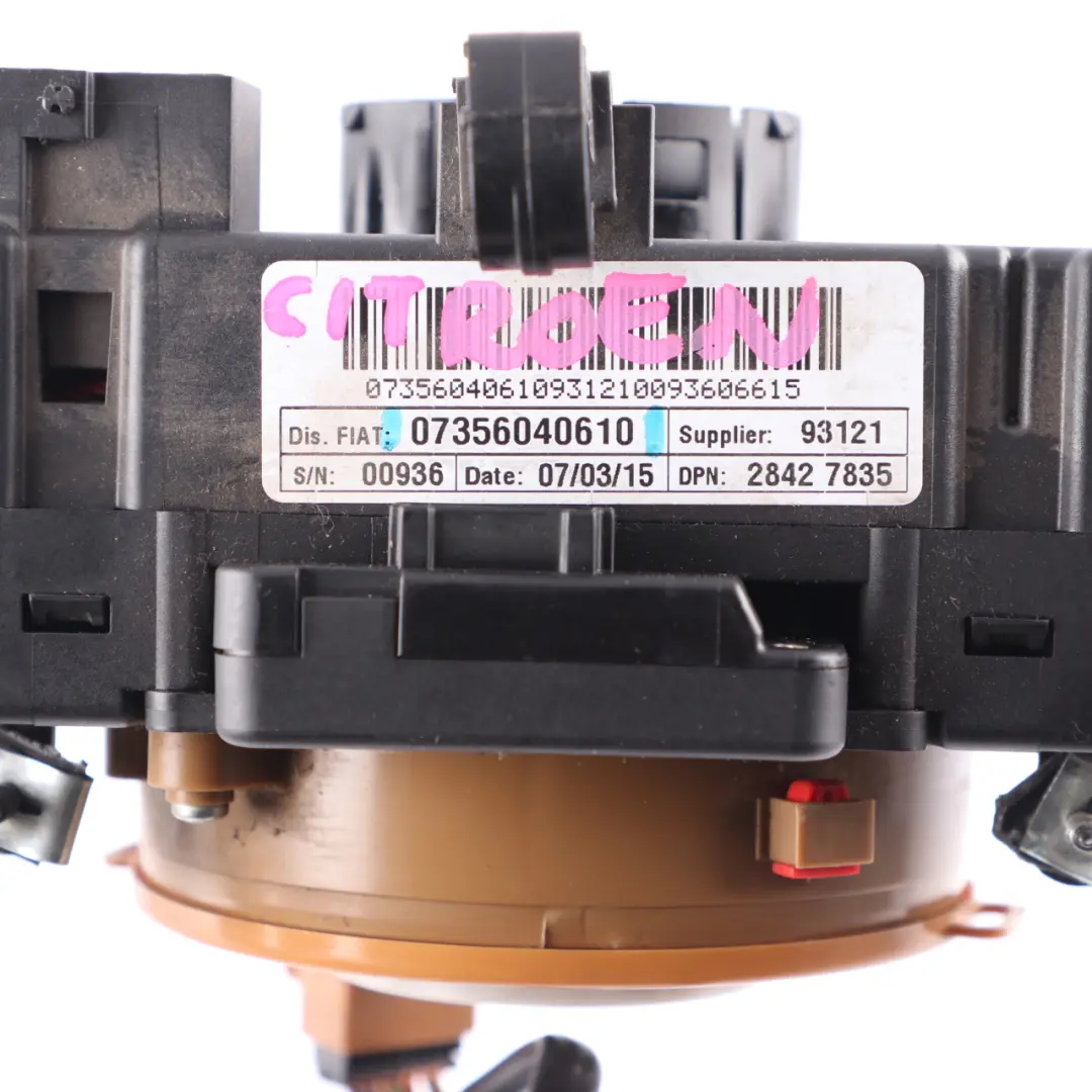 Citroen Relay Peugeot Boxer Steering Slip Stalk Indicator Unit to with Part number 07356040610 Citroen Relay Peugeot Boxer Steering Slip Stalk Indicator Unit - SKU 07356040610 - Part number 07356040610