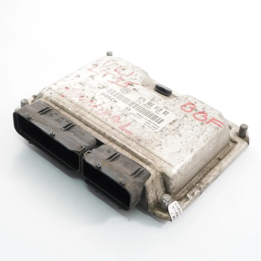 VW Volkswagen LT 35 BBF 95PS Motor steuergerät Modul ECU Handbuch - SKU 074906018BD - Teilenummer 074906018BD