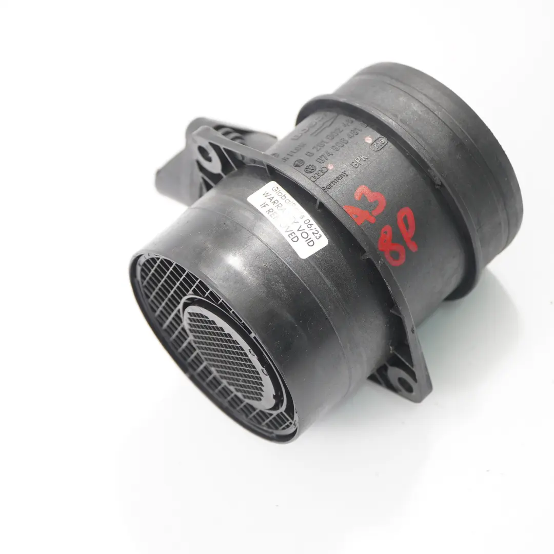 Flujo De Aire Sensor Medidor De Masa para Audi A4 B7 con número de pieza 074906461B Audi A4 B7 Flujo De Aire Sensor Medidor De Masa - SKU 074906461B - Número de pieza 074906461B