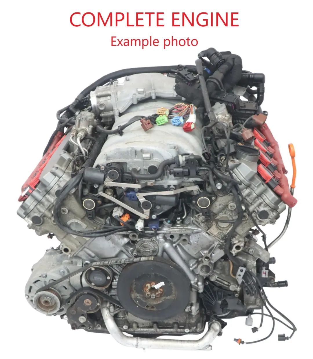 Bare Engine BSM with 79k miles, WARRANTY Audi S8 D3 5.2 FSI Quattro - SKU 07L100031AX - Part number 07L100031AX