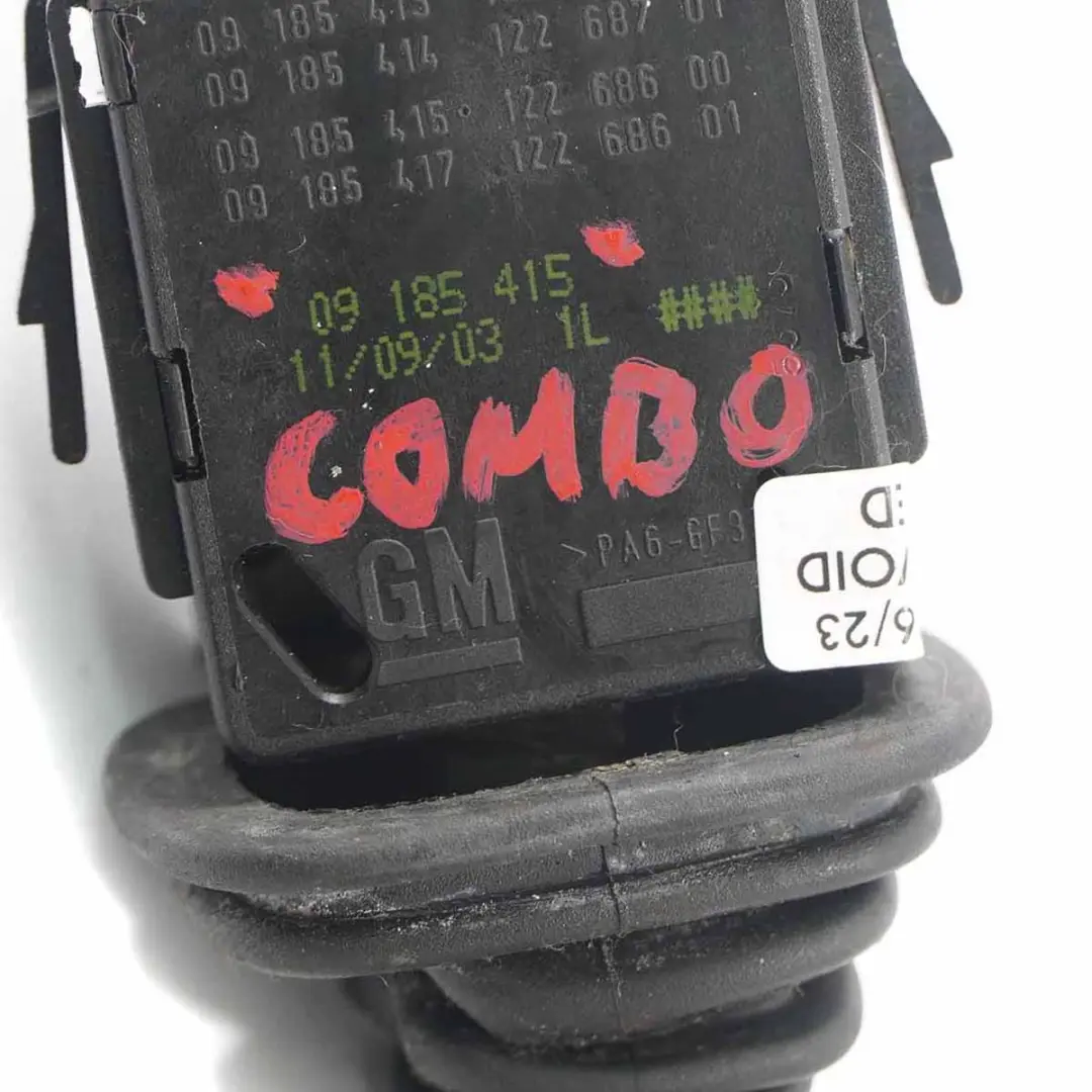 Opel Corsa C Combo Columna Dirección Limpiaparabrisas Interruptor - SKU 09185415 - Número de pieza 09185415