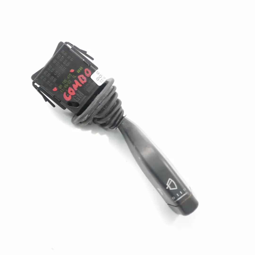 Opel Corsa C Combo Columna Dirección Limpiaparabrisas Interruptor - SKU 09185415 - Número de pieza 09185415