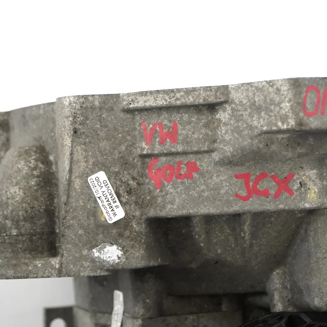 Gearbox 1.9 TDI 5 Speed JCX WARRANTY to VW Volkswagen Golf Plus 5 Manual with Part number 0A4300045F VW Volkswagen Golf Plus 5 Manual Gearbox 1.9 TDI 5 Speed JCX WARRANTY - SKU 0A4300045F - Part number 0A4300045F