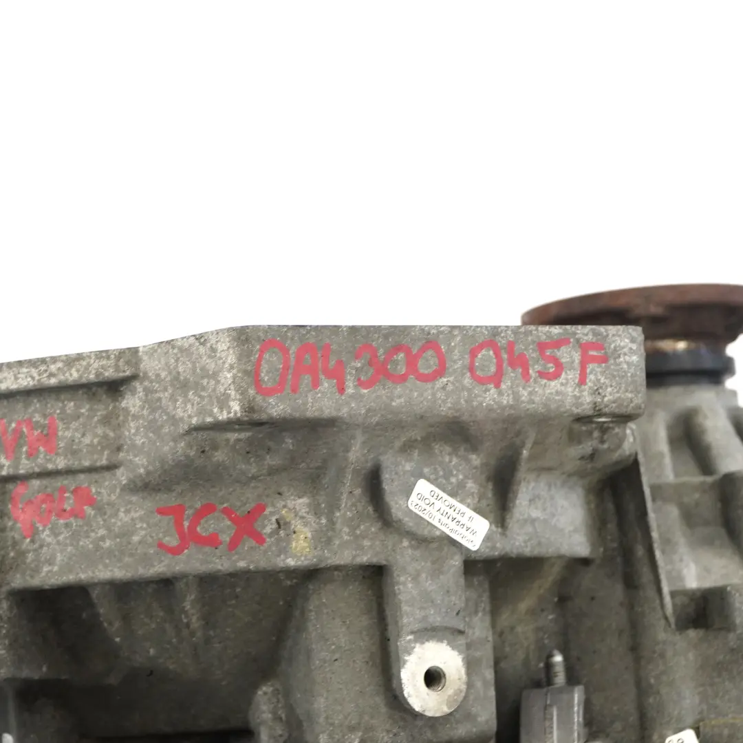 Schalt Getriebe 1.9 TDI 5 Gang JCX GARANTIE für VW Volkswagen Golf Plus 5 mit Teilenummer 0A4300045F VW Volkswagen Golf Plus 5 Schalt Getriebe 1.9 TDI 5 Gang JCX GARANTIE - SKU 0A4300045F - Teilenummer 0A4300045F