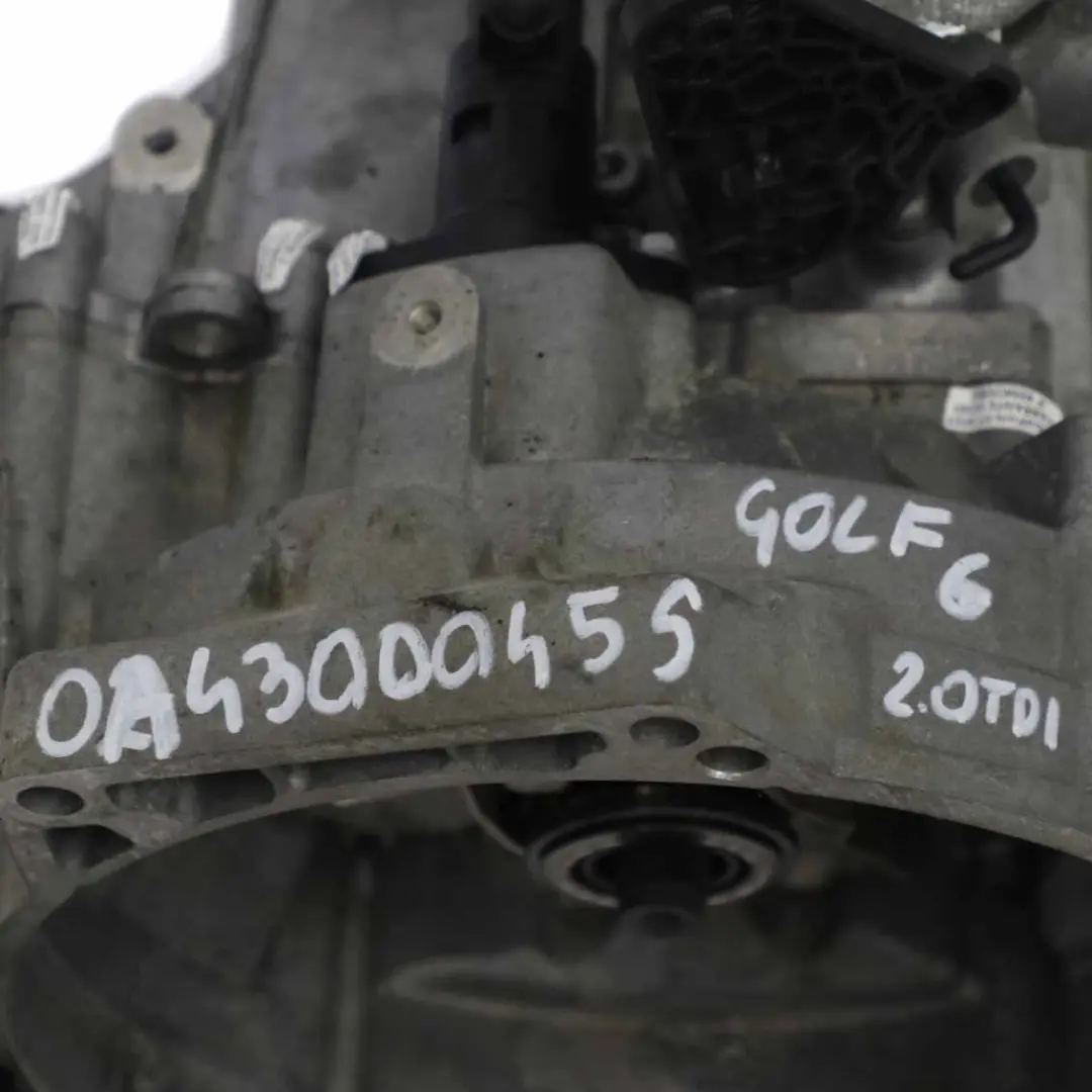 Boîte de vitesses manuelle Volkswagen VW Golf 6 2.0 TDI KQM WARRANTY pour à propos du numéro de pièce 0A4300045S Boîte de vitesses manuelle Volkswagen VW Golf 6 2.0 TDI KQM WARRANTY - SKU 0A4300045S - Numéro de pièce 0A4300045S