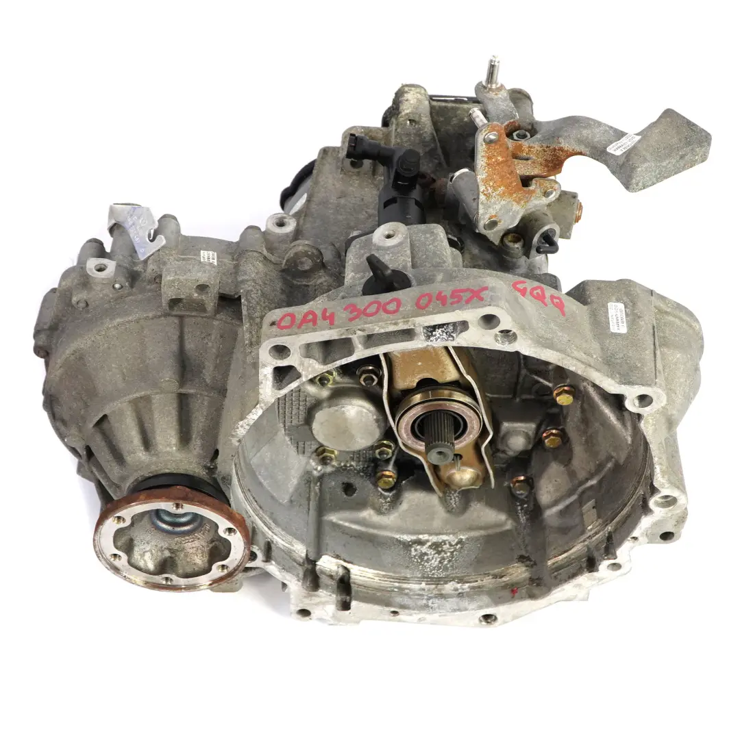 Gearbox 1.9 TDI 5 Speed GQQ WARRANTY to VW Volkswagen Golf 5 Manual with Part number 0A4300045X VW Volkswagen Golf 5 Manual Gearbox 1.9 TDI 5 Speed GQQ WARRANTY - SKU 0A4300045X - Part number 0A4300045X