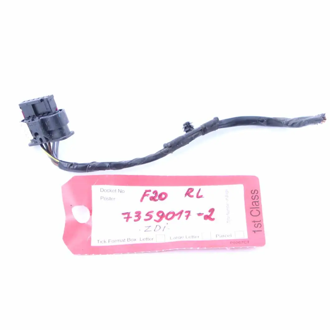 Tail Light Rear Lamp Plug Socket Wiring Left N/S to BMW F20 F21 with Part number 1-2141397-1 BMW F20 F21 Tail Light Rear Lamp Plug Socket Wiring Left N/S - SKU 1-2141397-1 - Part number 1-2141397-1