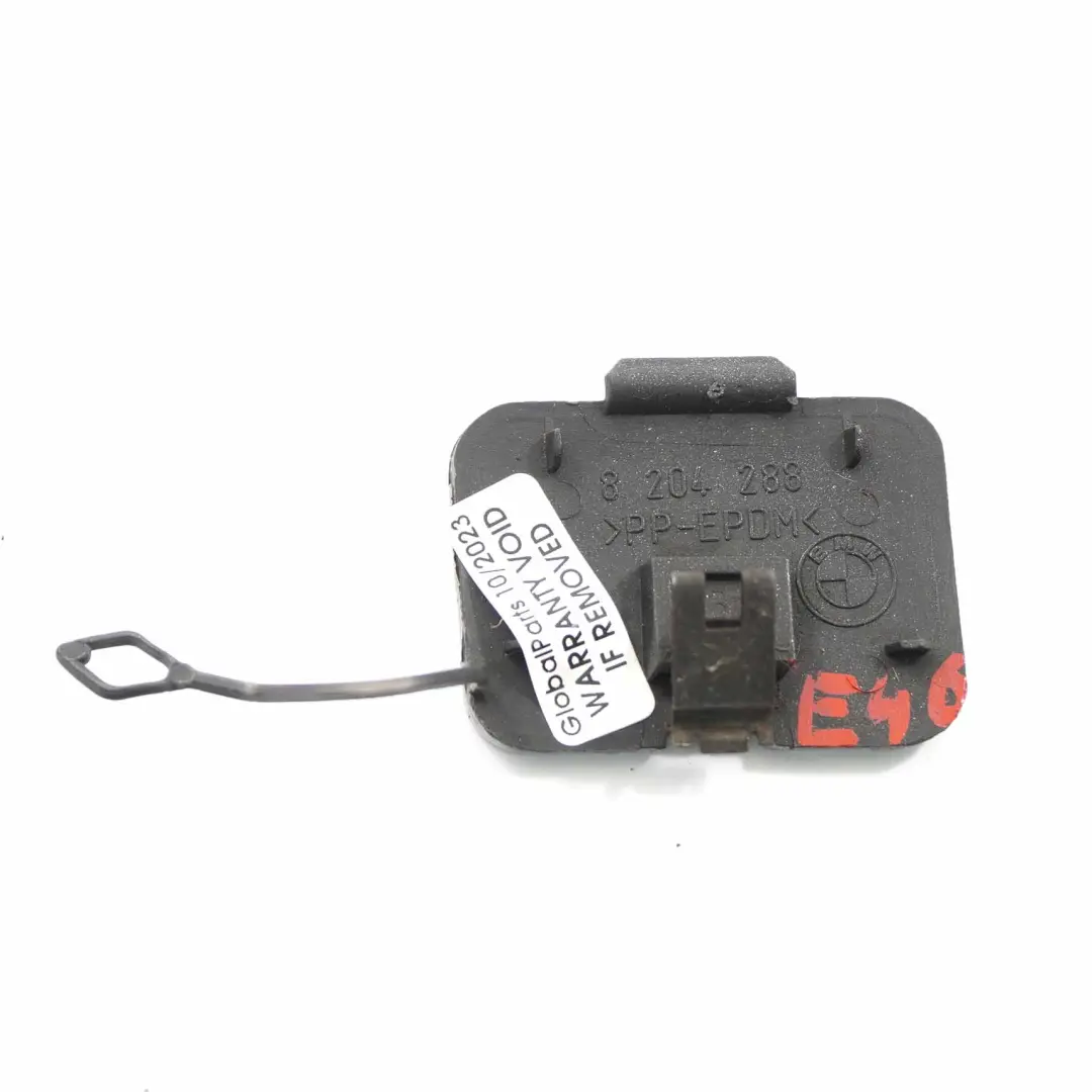 BMW E46 paraurti anteriore gancio occhiello copertura Titan Argento 354 8204288 - SKU 1000238-TS - Numero di parte 1000238