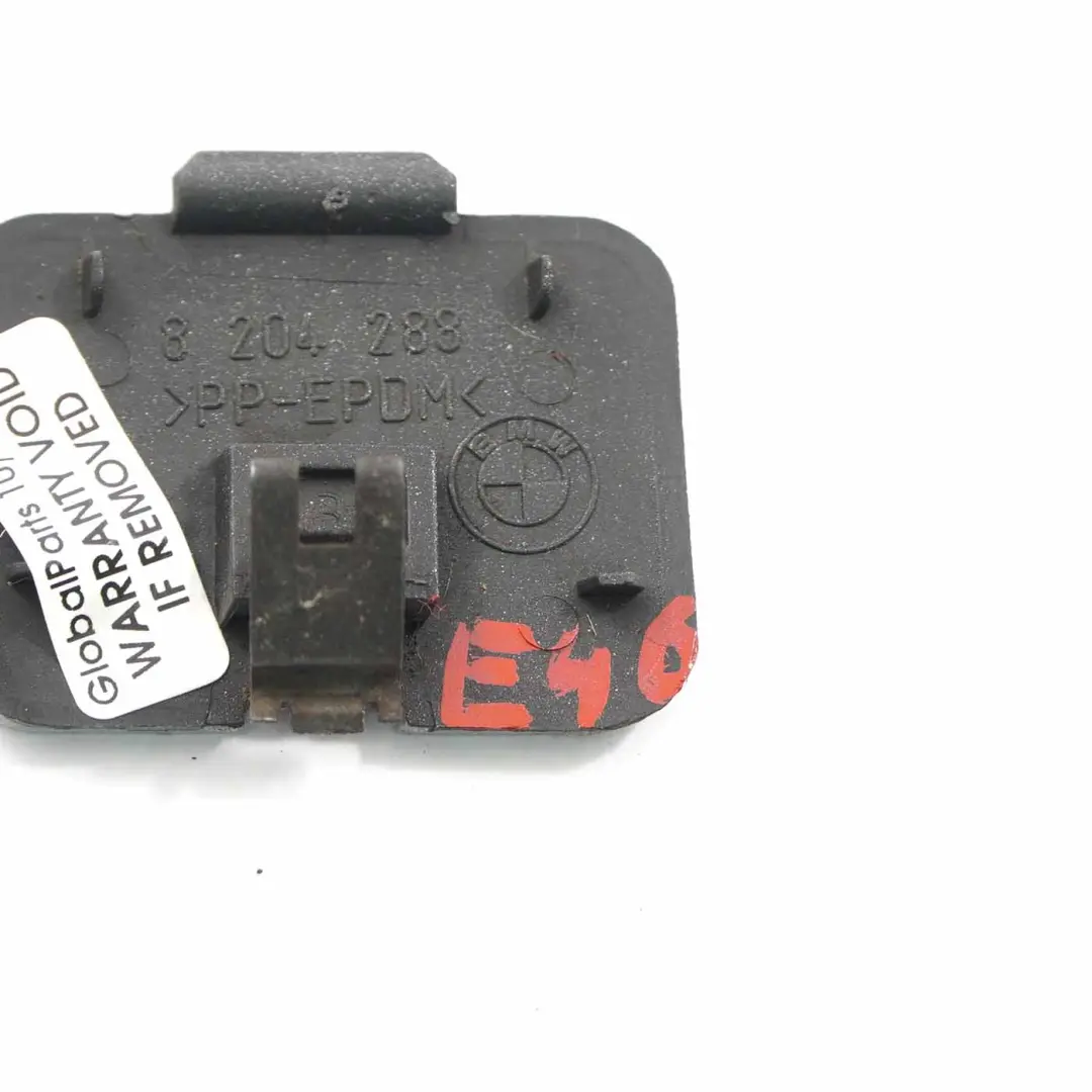 BMW E46 paraurti anteriore gancio occhiello copertura Titan Argento 354 8204288 - SKU 1000238-TS - Numero di parte 1000238
