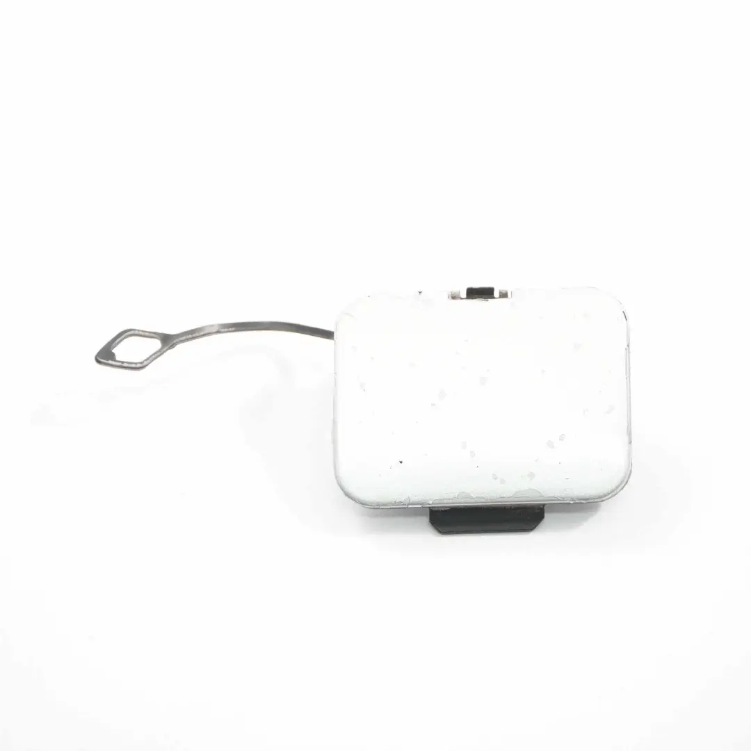 BMW E46 Coupe parachoques delantero gancho Ojo Flap Tapa Titan Plata 354 8204288 - SKU 1000238-TS - Número de pieza 1000238