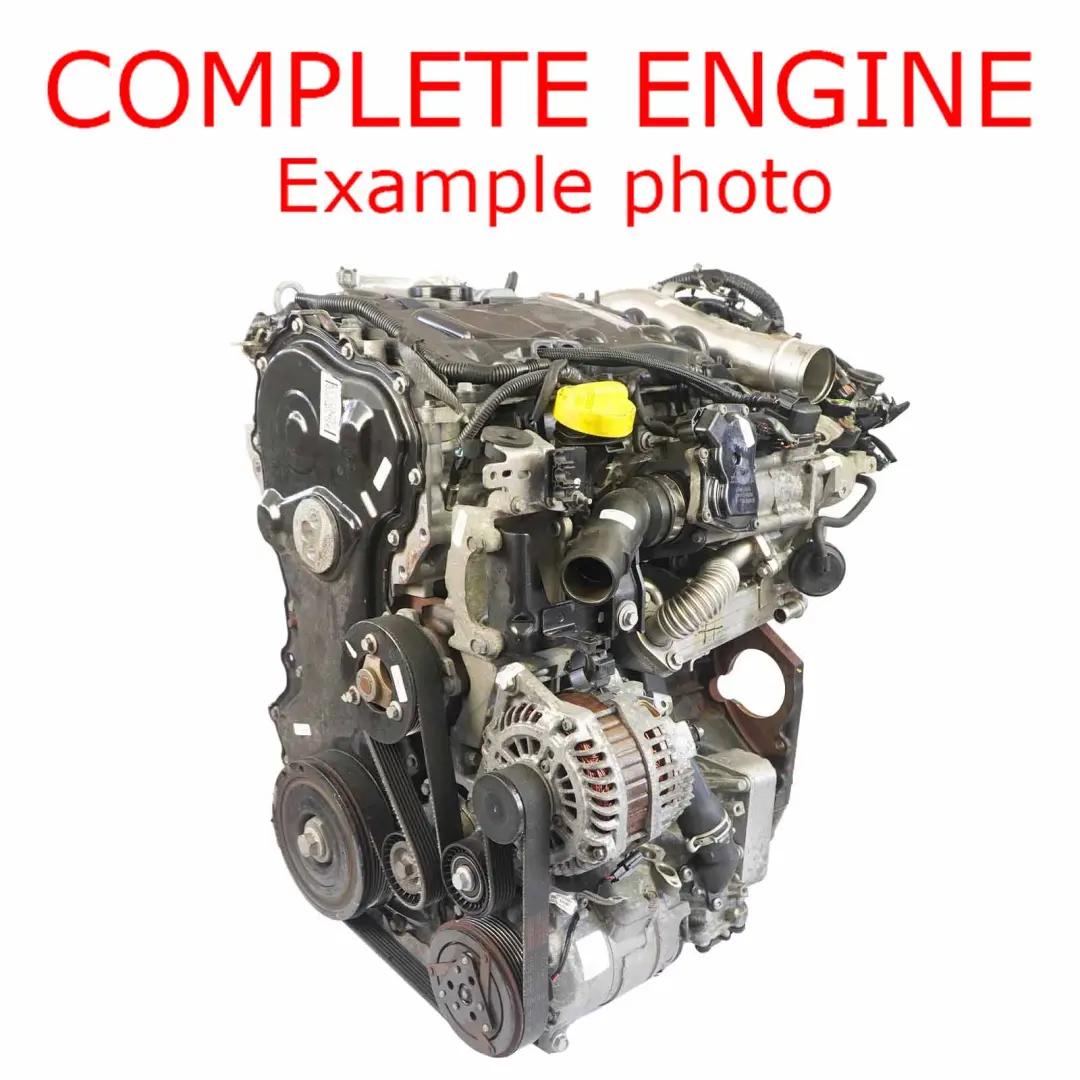 Moteur Nu M9R M9RD8G8 avec 159 000 km, GARANTIE Nissan Qashqai J10 2.0 dCi - SKU 1010200Q1K - Numéro de pièce 1010200Q1K