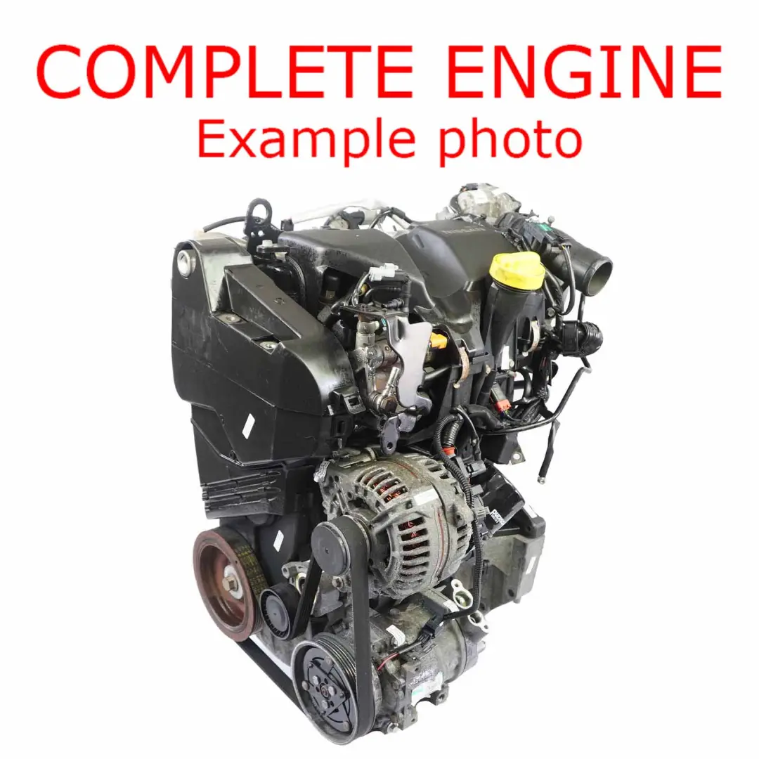 Bare Engine K9K K9KLHJ2 with 99k miles, WARRANTY to Nissan Qashqai J10 1.5 dCi with Part number 1010200Q2E Nissan Qashqai J10 1.5 dCi Bare Engine K9K K9KLHJ2 with 99k miles, WARRANTY - SKU 1010200Q2E - Part number 1010200Q2E