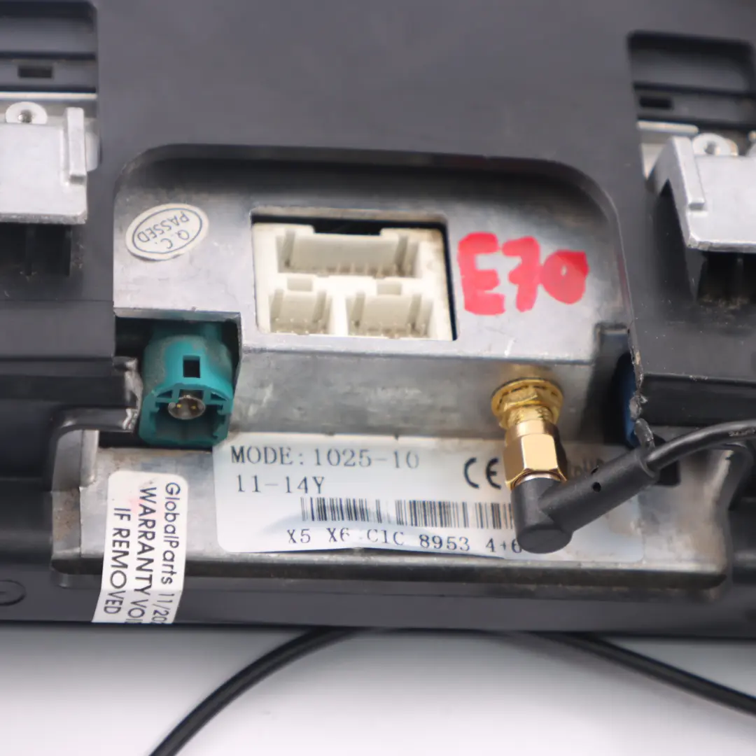 Multimedia Navigation System 10.25" Screen GPS 2-DIN to BMW X5 E70 X6 E71 Car with Part number E70 Navigation BMW X5 E70 X6 E71 Car Multimedia Navigation System 10.25" Screen GPS 2-DIN - SKU 1025-10 - Part number E70 Navigation