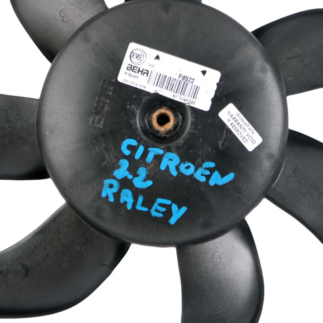 Citroen Relay Radiator Pusher Fan Blade Cover 2.2 HDi Diesel F9522 - SKU 1049335 - Part number 1049335