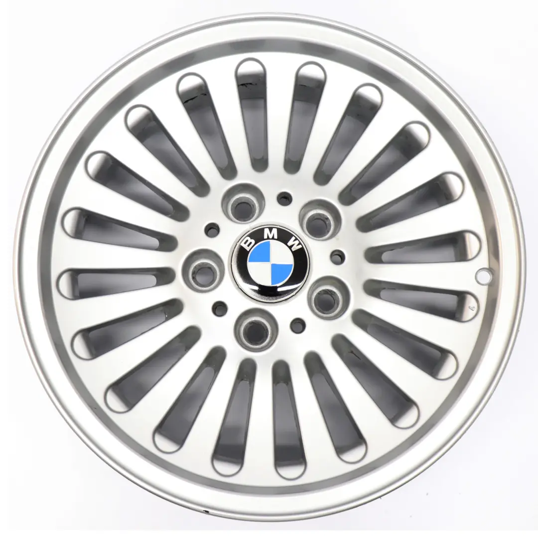 Light Alloy Rim 7J 16" ET:20 Spoke Styling 33 7842653 to BMW E39 Silver Wheel with Part number 1092209 BMW E39 Silver Wheel Light Alloy Rim 7J 16" ET:20 Spoke Styling 33 7842653 - SKU 1092209-3 - Part number 1092209