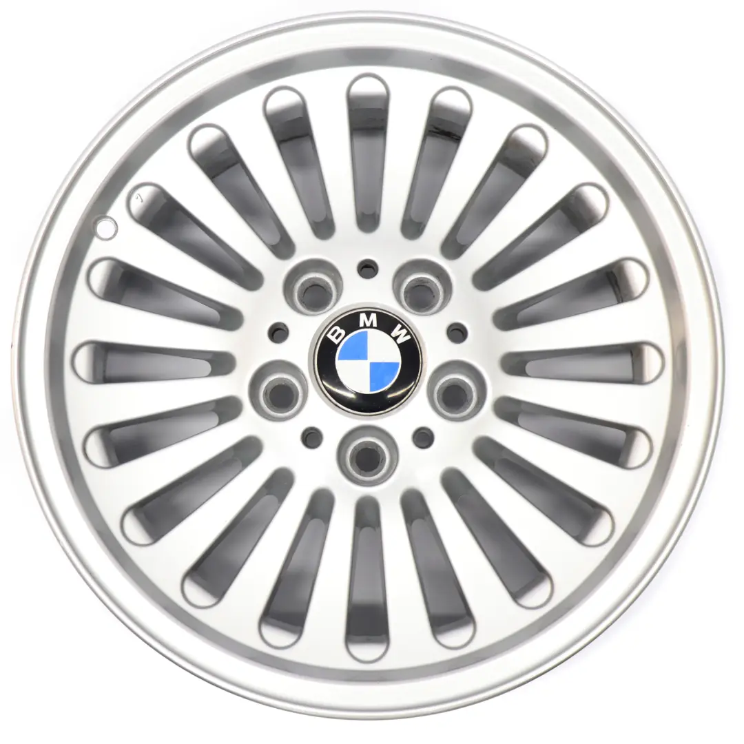 Light Alloy Rim 7J 16" ET:20 Spoke Styling 33 7842653 to BMW E39 Silver Wheel with Part number 1092209 BMW E39 Silver Wheel Light Alloy Rim 7J 16" ET:20 Spoke Styling 33 7842653 - SKU 1092209-4 - Part number 1092209