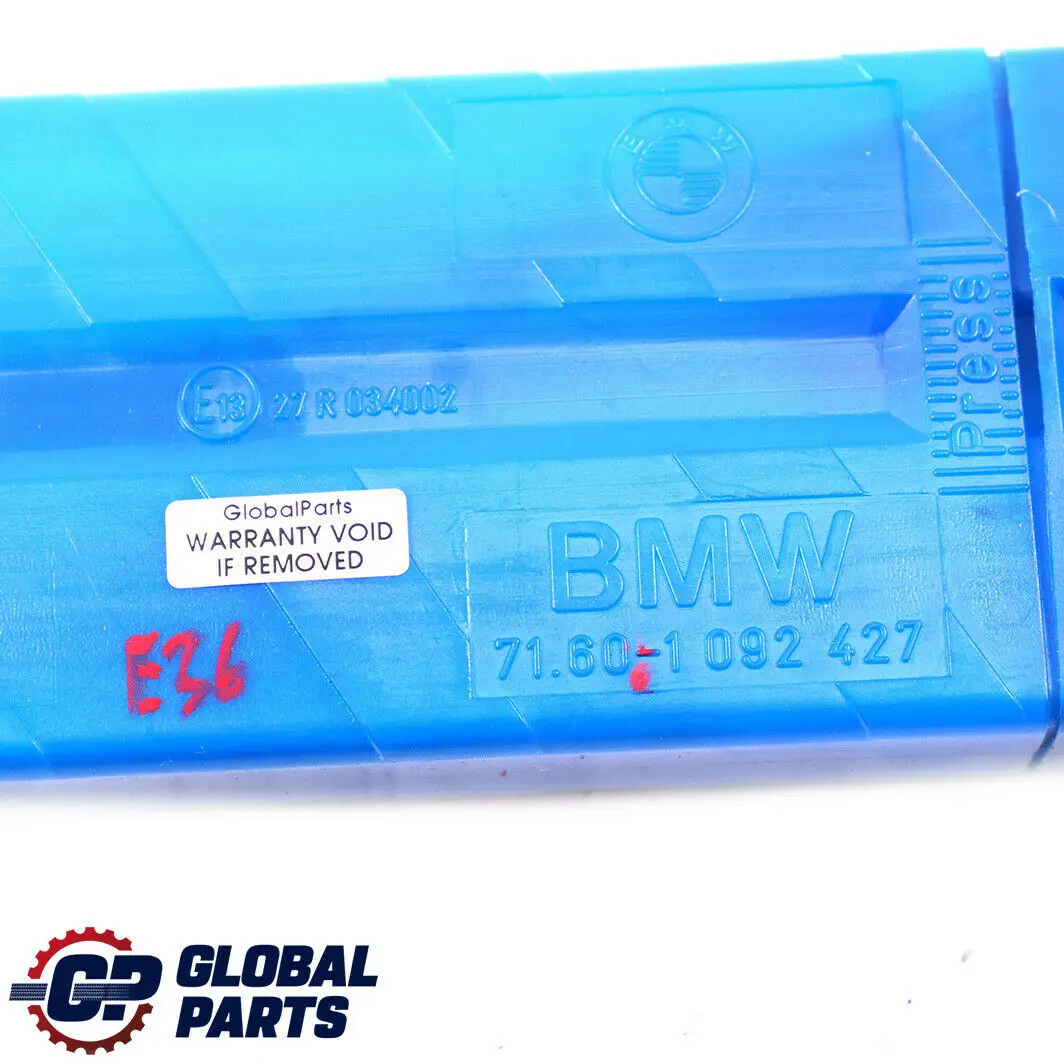 Warndreieck Dreieck Container für BMW 3 5 7 er E36 E38 E39 mit Teilenummer 1092427 BMW 3 5 7 er E36 E38 E39 Warndreieck Dreieck Container - SKU 1092427 - Teilenummer 1092427