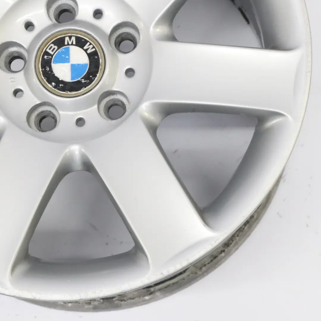 BMW E36 E46 Silver Alloy Wheel Rim 17" Star Spokes 44 ET:47 8J - SKU 1094506-2 - Part number 1094506