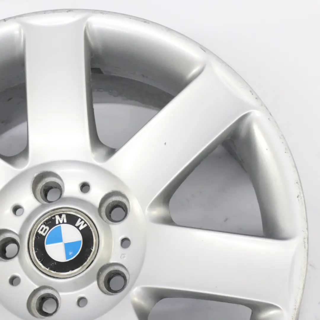 BMW E36 E46 Silver Alloy Wheel Rim 17" Star Spokes 44 ET:47 8J - SKU 1094506-3 - Part number 1094506