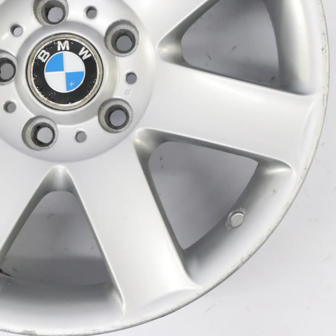 BMW E36 E46 Silver Alloy Wheel Rim 17" Star Spokes 44 ET:47 8J - SKU 1094506-3 - Part number 1094506