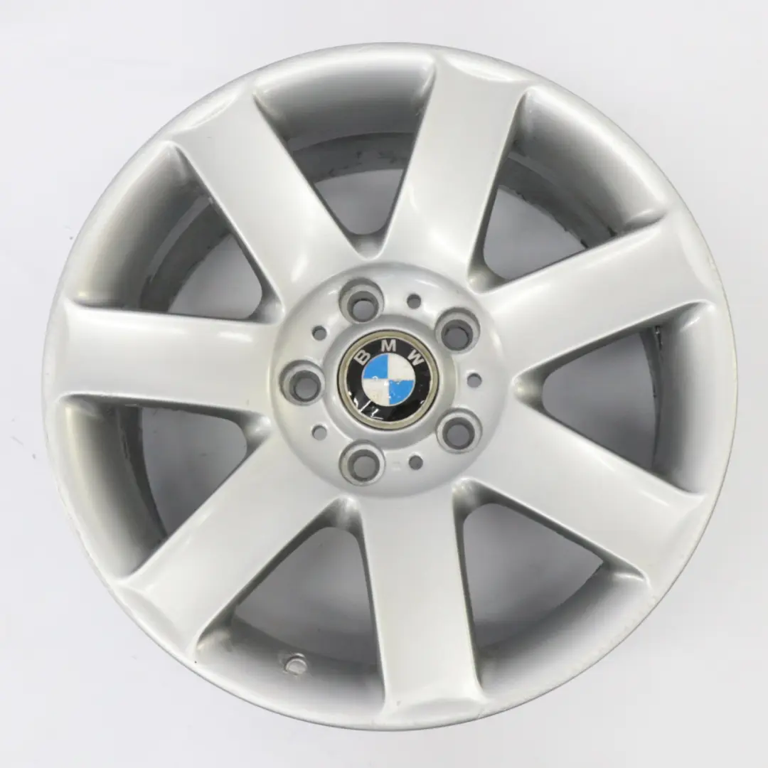 BMW E36 E46 Silver Alloy Wheel Rim 17" Star Spokes 44 ET:47 8J - SKU 1094506-4 - Part number 1094506