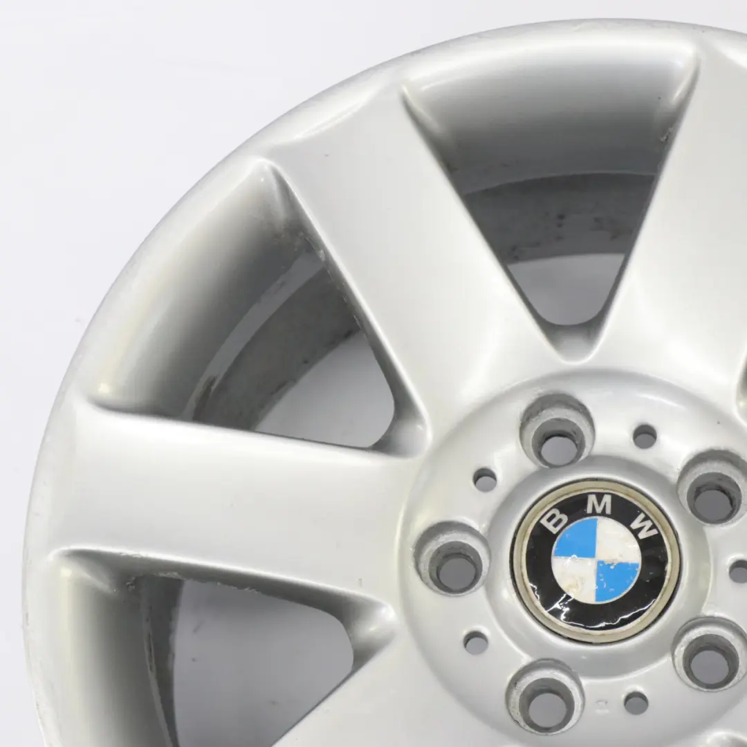 BMW E36 E46 Silver Alloy Wheel Rim 17" Star Spokes 44 ET:47 8J - SKU 1094506-4 - Part number 1094506