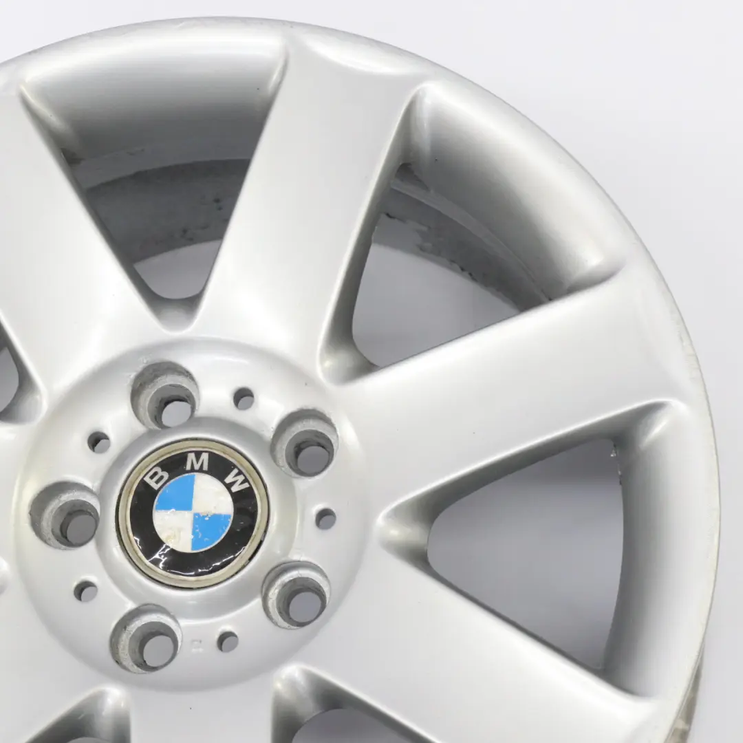 BMW E36 E46 Silver Alloy Wheel Rim 17" Star Spokes 44 ET:47 8J - SKU 1094506-4 - Part number 1094506